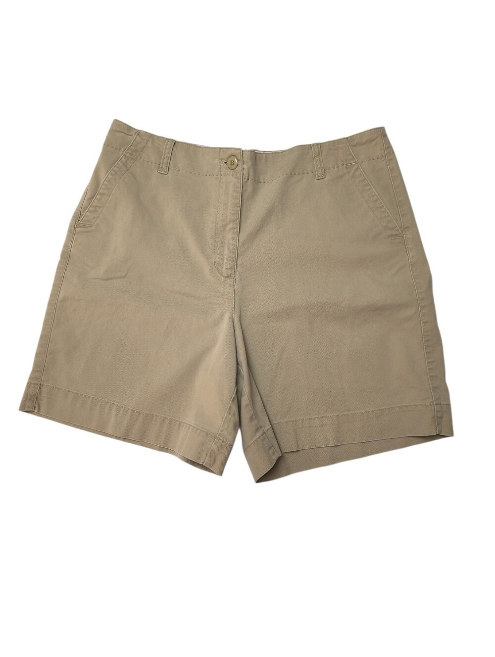 Talbots Tan Classic Women's Khaki Shorts Size 12